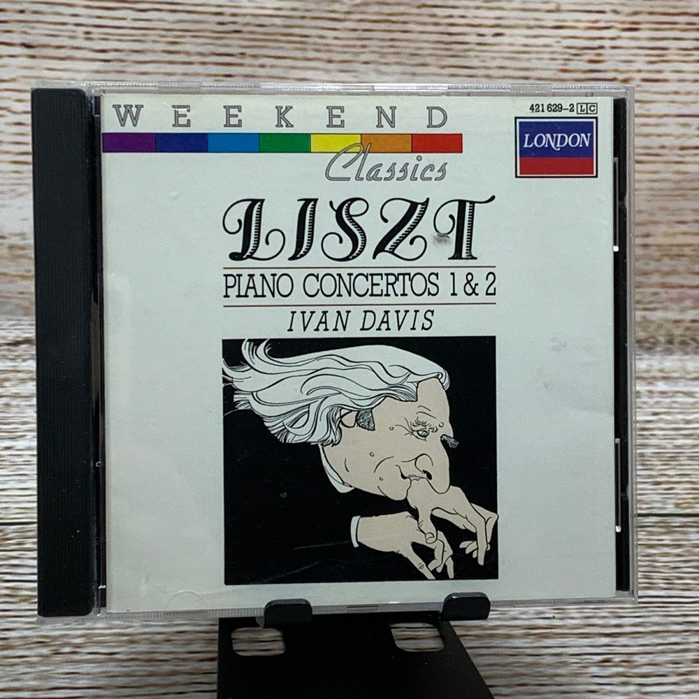 Liszt Ivan Davis Royal Philharmonic Downes – Piano Concertos‎ 1 & 2 [1989 CD]
